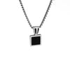 Alloy Titanium Steel Hip Hop Geometric Pendant Necklace Electroplating For Men And Women