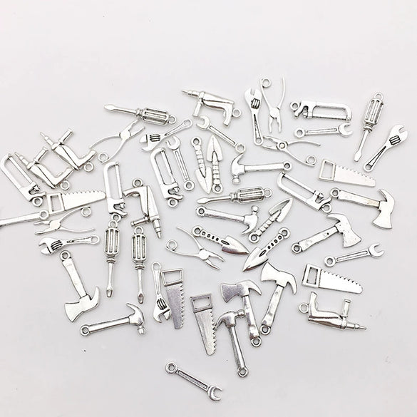 Alloy Tool Shaped Jewelry Accessories Pendant With Electroplating