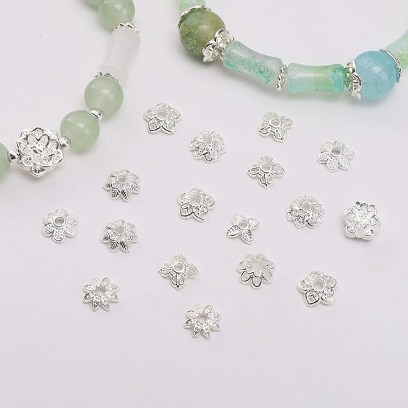Alloy Torus Spacer Bead Handmade Diy Beaded Material Bracelet Necklace Accessories With Electroplating