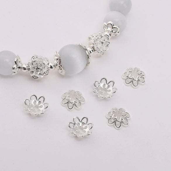 Alloy Torus Spacer Bead Handmade Diy Beaded Material Bracelet Necklace Accessories With Electroplating