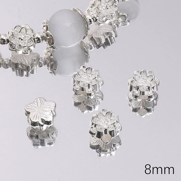 Alloy Torus Spacer Bead Handmade Diy Beaded Material Bracelet Necklace Accessories With Electroplating