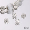 Alloy Torus Spacer Bead Handmade Diy Beaded Material Bracelet Necklace Accessories With Electroplating