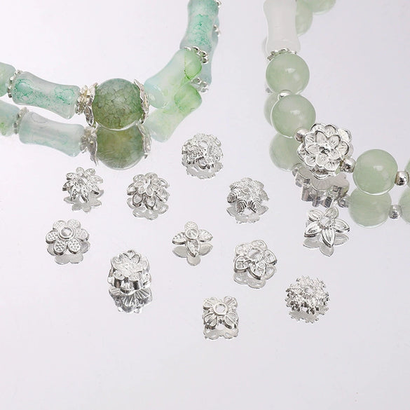 Alloy Torus Spacer Bead Handmade Diy Beaded Material Bracelet Necklace Accessories With Electroplating