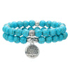 Alloy Turquoise Handmade Geometry Unisex Bracelet