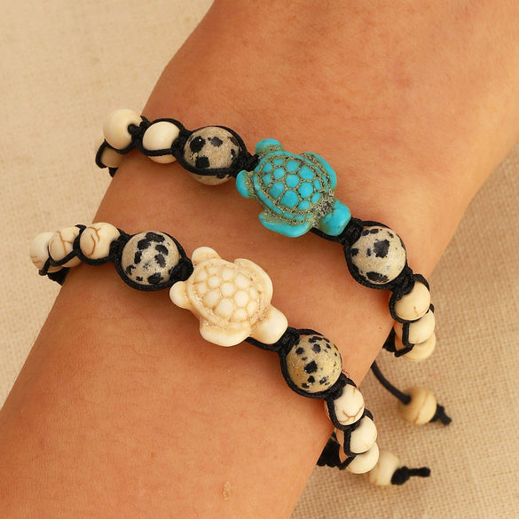 Alloy Turtle Handmade Unisex Vintage Jewelry Bracelet With Animal Zodiac Pattern And Electroplating