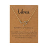 Alloy Twelve Constellations Star Pendant Necklace
