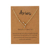 Alloy Twelve Constellations Star Pendant Necklace