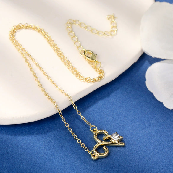 Alloy Twelve Constellations Star Pendant Necklace