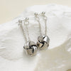 Alloy Twist Geometric Women's Jewelry Set With Electroplating Necklace Earrings Ring