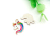 Alloy Unicorn Pendant With Oil Drop Design Handmade Jewelry Accessories For Diy Bracelets