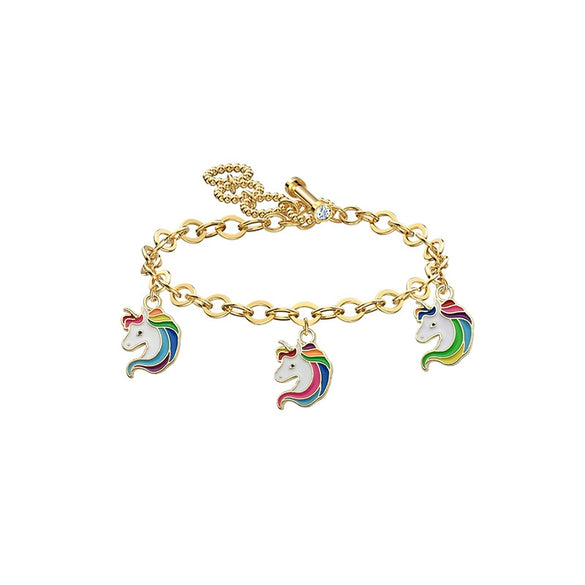Alloy Unicorn Pendant With Oil Drop Design Handmade Jewelry Accessories For Diy Bracelets
