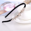Alloy Velvet Rhinestone Headband Bow Handmade Hair Accessories For Women
