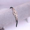 Alloy Velvet Rhinestone Headband Bow Handmade Hair Accessories For Women