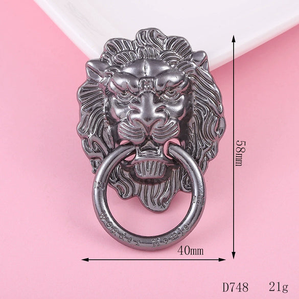 Alloy Vintage Lion Head Leopard Head Elephant Diy Handmade Electroplated Material