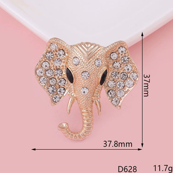 Alloy Vintage Lion Head Leopard Head Elephant Diy Handmade Electroplated Material