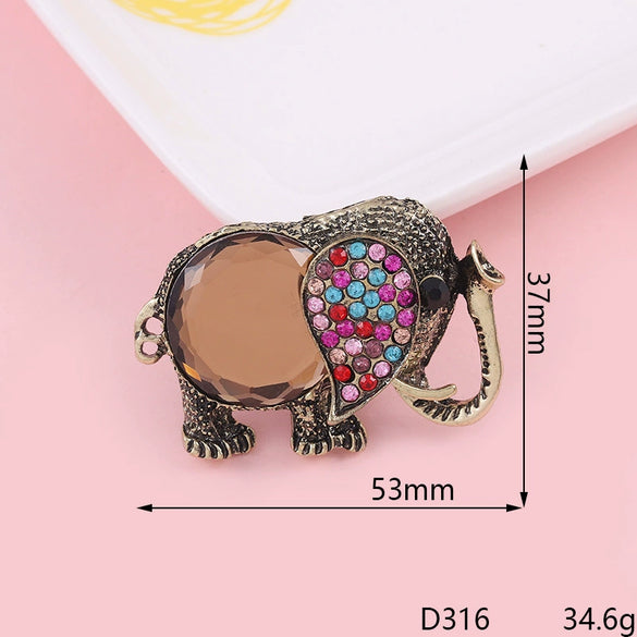 Alloy Vintage Lion Head Leopard Head Elephant Diy Handmade Electroplated Material