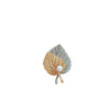 Alloy Vintage Maple Leaf And Flower Electroplated Brooch For Women