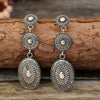 Alloy Vintage Pumpkin Pattern Earrings With Electroplating