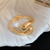 Alloy Water Drop Opening Bracelet With Geometric Style And Electroplating Design For Women