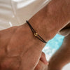 Alloy Wax Thread Geometric Handmade Lucky Symbol Adjustable Unisex Bracelet