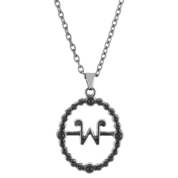 Alloy Wednesday Style Necklace And Earrings With Cross Crown Roman Numerals Pattern And Electroplating