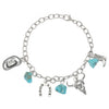 Alloy Western Cowboy Style Jewelry With Bull Head Horseshoe Hat Pattern And Electroplating
