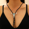 Alloy Western Cowboy Style Jewelry With Bull Head Horseshoe Hat Pattern And Electroplating