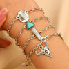 Alloy Western Cowboy Style Jewelry With Bull Head Horseshoe Hat Pattern And Electroplating