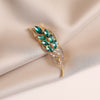 Alloy Wheat Ear And Leaf Pattern Electroplated Brooch For Women Original Design