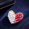 Alloy Wheat Ear Brooch Electroplating Women's Imitation Crystal Pin Clothes Sweater Suit Accessories