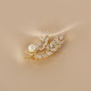 Alloy Wheat Ear Women's Elegant Natural Flower Style Electroplated Brooch Suit Accessories