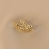 Alloy Wheat Ear Women's Elegant Natural Flower Style Electroplated Brooch Suit Accessories