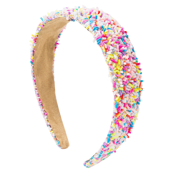 Alloy Widebrimmed Geometric Micropaved Women's Fashion Colorful Dopamine Hairband Hair Accessories