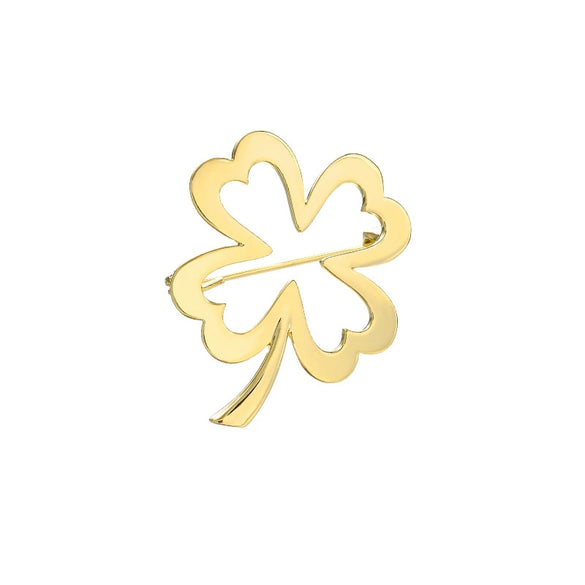 Alloy Women's Antirunning Light Brooch With Flower Pattern And Electroplating Treatment