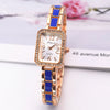 Alloy Women's Bracelet Watch Square Rectangle Casual Style