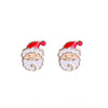 Alloy Women's Cartoon Characters Elk Antler Wreath Earrings With Electroplating