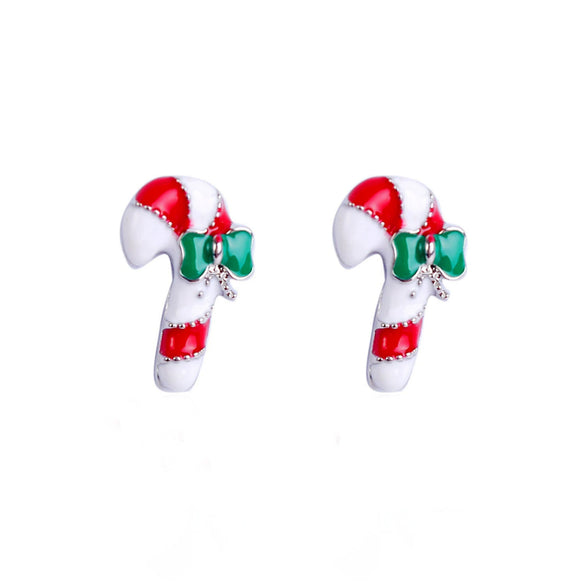 Alloy Women's Cartoon Characters Elk Antler Wreath Earrings With Electroplating