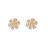 Alloy Women's Cartoon Characters Elk Antler Wreath Earrings With Electroplating
