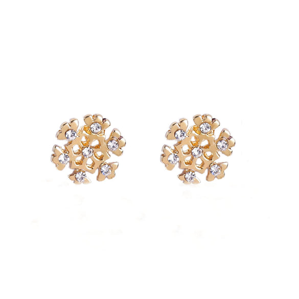 Alloy Women's Cartoon Characters Elk Antler Wreath Earrings With Electroplating