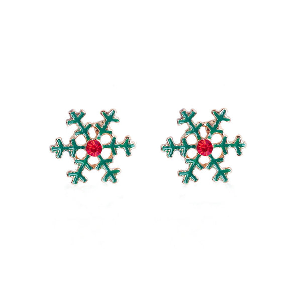 Alloy Women's Cartoon Characters Elk Antler Wreath Earrings With Electroplating