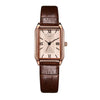 Alloy Women's Casual Quartz Watch With Rectangle Dial And Waterproof Function