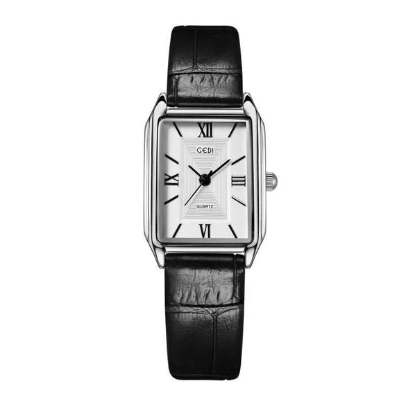 Alloy Women's Casual Quartz Watch With Rectangle Dial And Waterproof Function