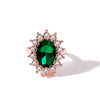 Alloy Women's Geometric Diamond Ring