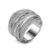 Alloy Women's Geometric Diamond Ring