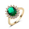 Alloy Women's Geometric Diamond Ring
