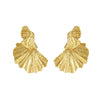 Alloy Women's Geometric Plant Flowers Style Electroplated Earrings