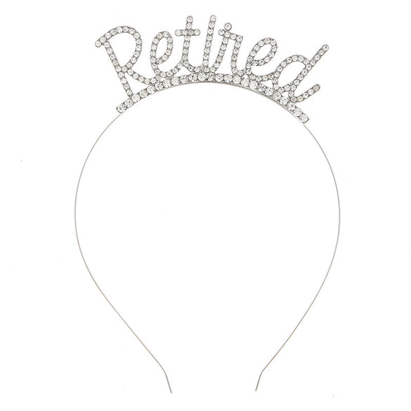 Alloy Women's Letter Headwear Hair Band With Electroplating Design For Party