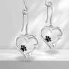 Alloy Women's Princess Style Cat Paw Heart Design Earrings
