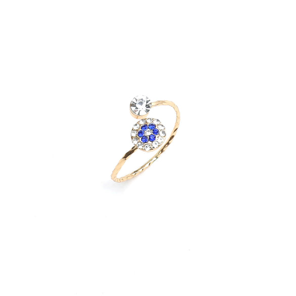 Alloy Women's Ring With Cartoon Characters And Diamond Design Retro Fashion Style Creative And Simple