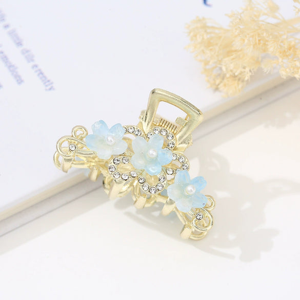 Alloy Women's Summer Flower Hairpin With Baking Paint Design